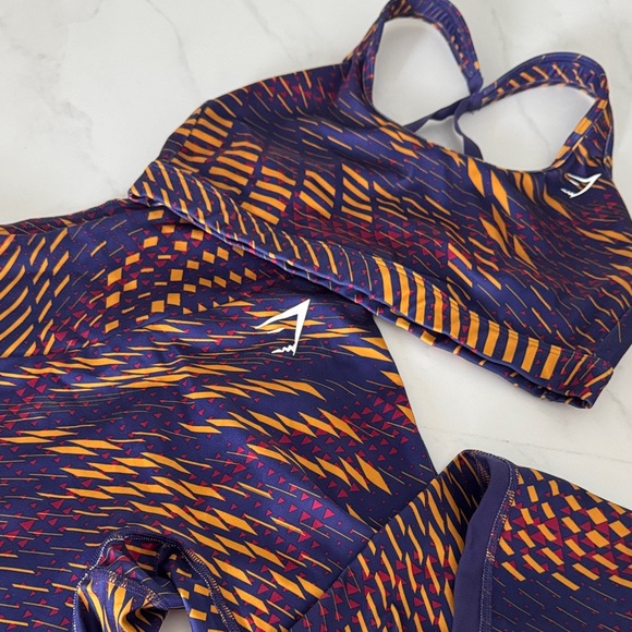 GYMSHARK 2pc SET 💜💛 - Picture 1 of 12